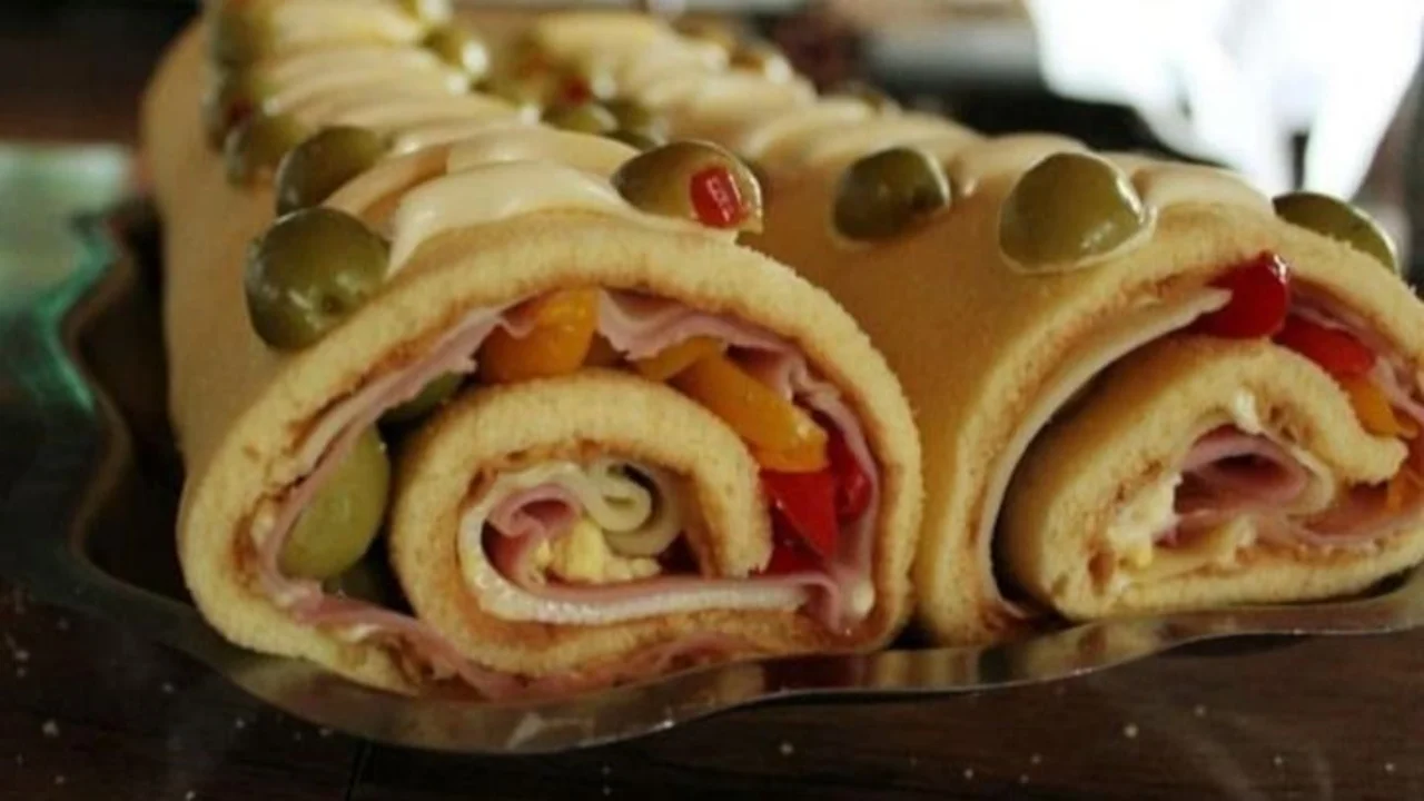 Pionono salado para Navidad y Año Nuevo