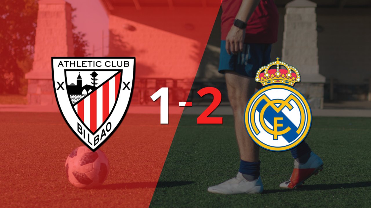 Karim Benzema marca un doblete en la victoria 2-1 de Real Madrid ante Athletic Bilbao