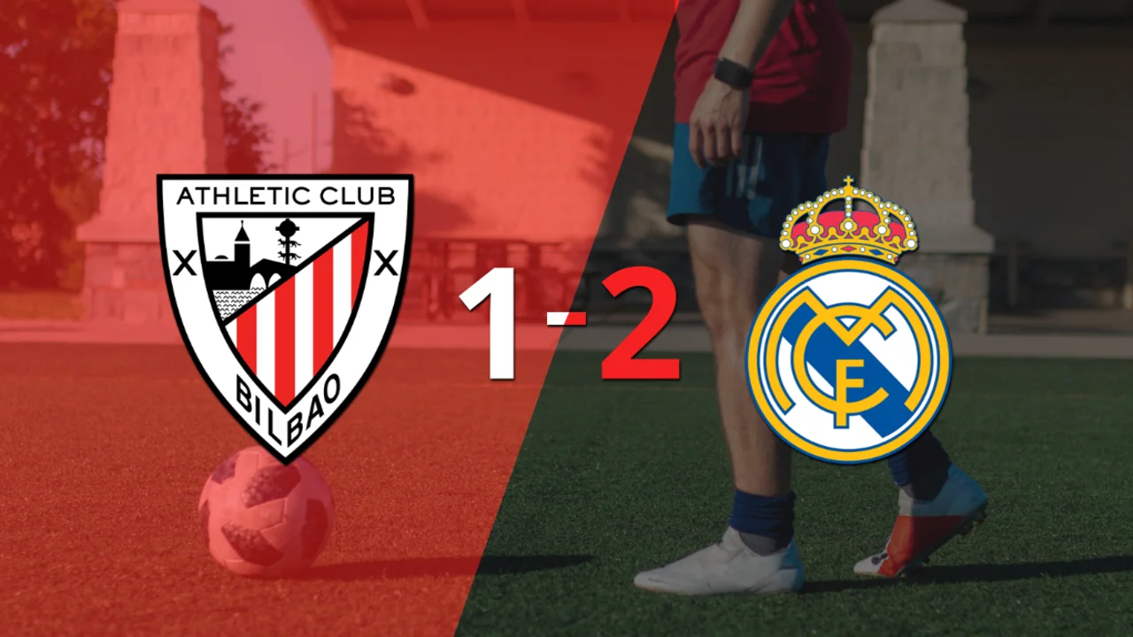 Karim Benzema marca un doblete en la victoria 2-1 de Real Madrid ante Athletic Bilbao