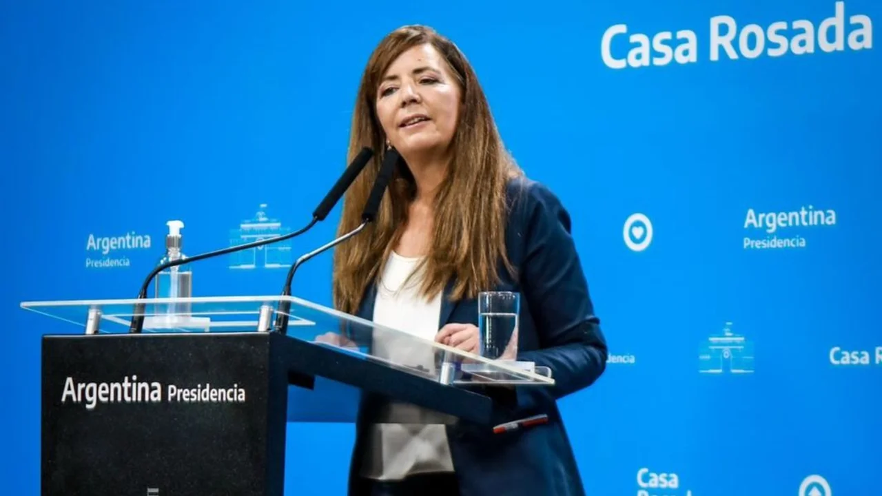 Conferencia de prensa de Gabriela Cerruti