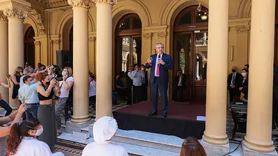 Alberto Fernández dijo que el informe del FMI sobre la acuerdo con Macri fue "lapidario" Alberto Fernández dijo que el informe del FMI sobre la acuerdo con Macri fue "lapidario"