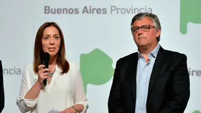 María Eugenia Vidal y Marcelo Villegas María Eugenia Vidal y Marcelo Villegas
