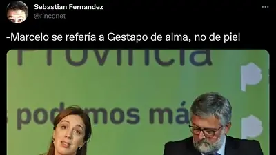 María Eugenia Vidal y Marcelo Villegas María Eugenia Vidal y Marcelo Villegas