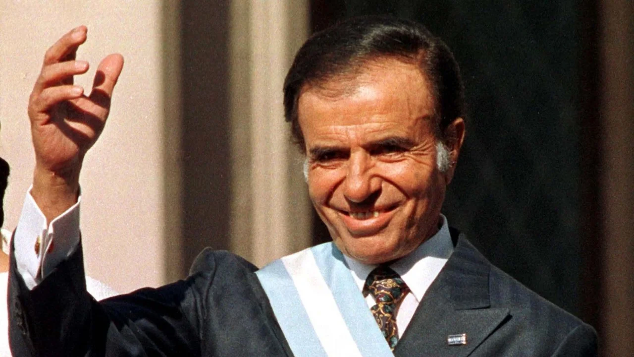 El ex presidente Carlos Menem.