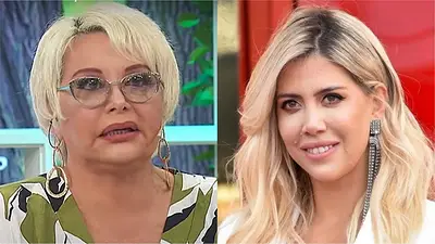 Carmen Barbieri y Wanda Nara Carmen Barbieri y Wanda Nara