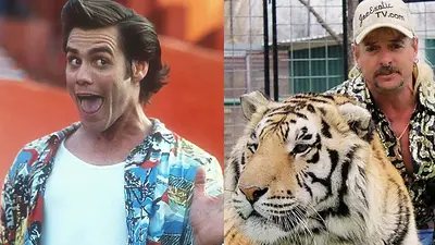 Ace Ventura. Tiger King. Netflix Ace Ventura. Tiger King. Netflix