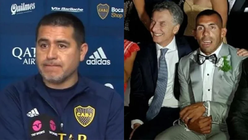 Mauricio Macri, Juan Román Riquelme, Boca, Carlos Tevez