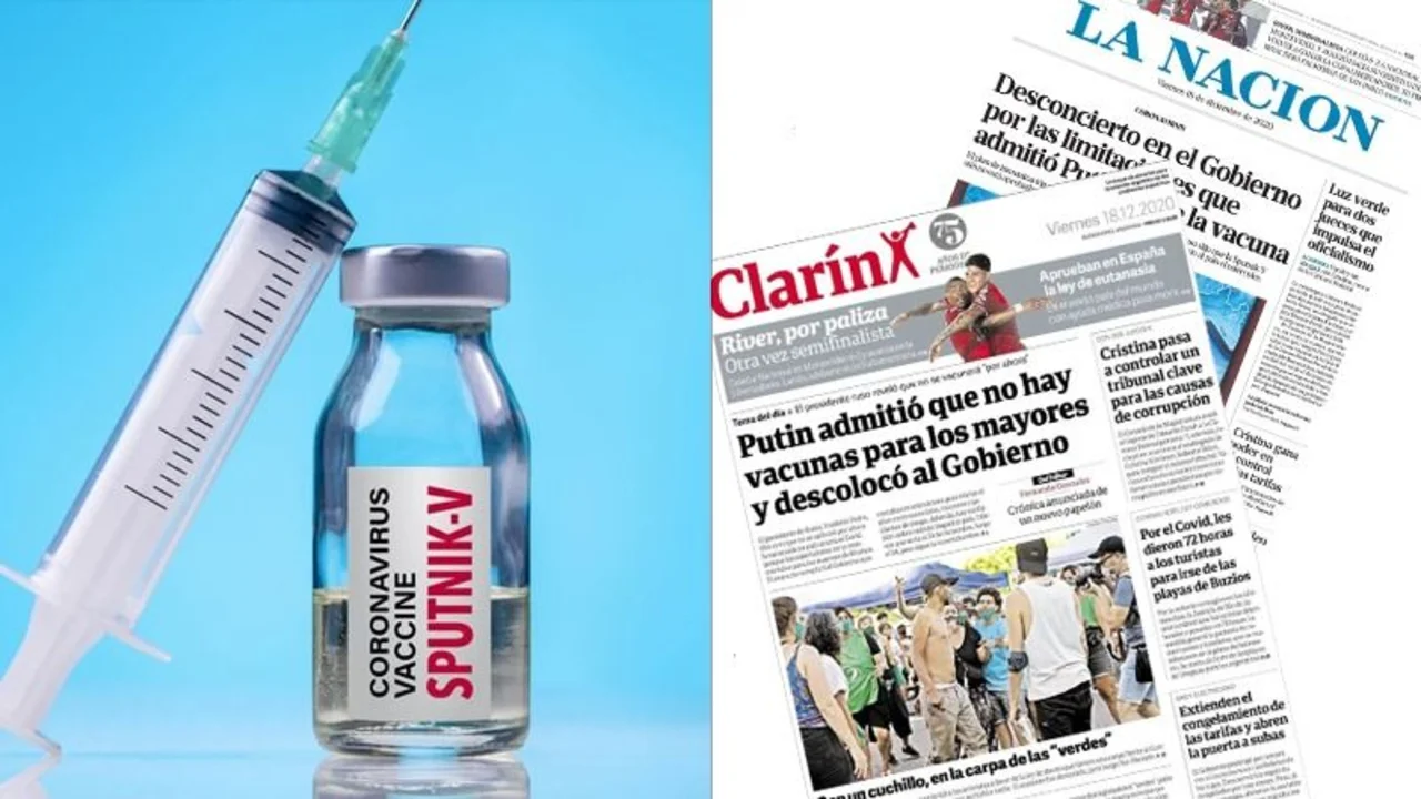 Clarín y La Nación atacaron de manera sincronizada a la vacuna Sputnik V para desestabilizar al Gobierno Nacional