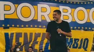 La frase de Riquelme que enloqueció a los hinchas de Boca en el brindis de fin de año