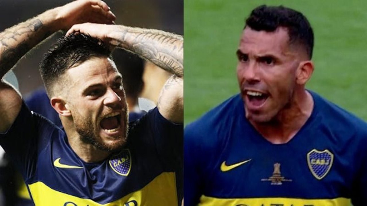 Nahitán Nández y Carlos Tevez se pelearon en Boca y se agarraron a piñas