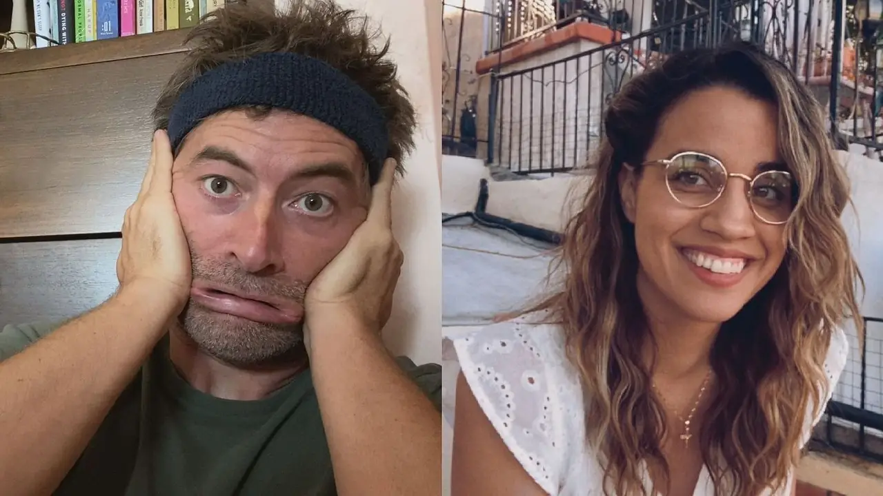 A un click de distancia. Natalie Morales. Mark Duplass