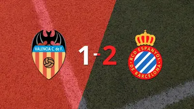 Espanyol venció con lo justo a Valencia como visitante Espanyol venció con lo justo a Valencia como visitante