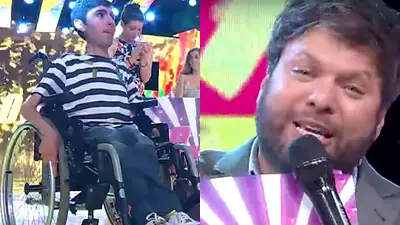 Federico, participante de Los 8 Escalones, ganó el millón de pesos y emocionó a Guido Kaczka. Federico, participante de Los 8 Escalones, ganó el millón de pesos y emocionó a Guido Kaczka.