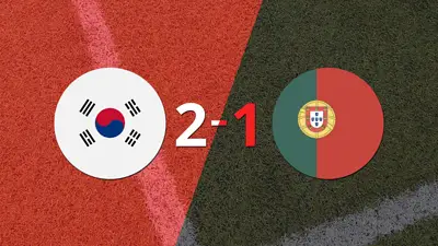 Qatar 2022: Rep. de Corea fue superior y venció por 2 a 1 a Portugal Qatar 2022: Rep. de Corea fue superior y venció por 2 a 1 a Portugal