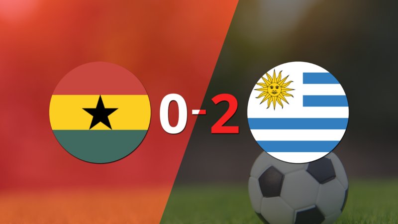 Mundial 2022: Uruguay sacó el triunfo por 2-0 ante Ghana