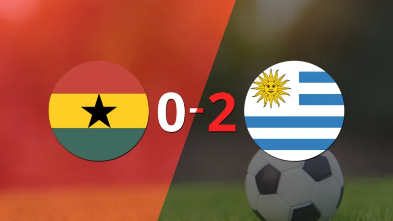 Mundial 2022: Uruguay sacó el triunfo por 2-0 ante Ghana