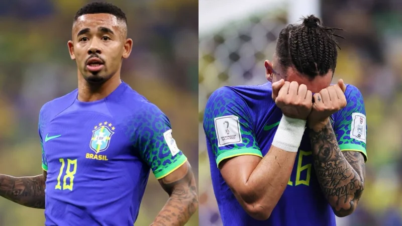 Alex Telles Gabriel Jesús Brasil Mundial Qatar 2022