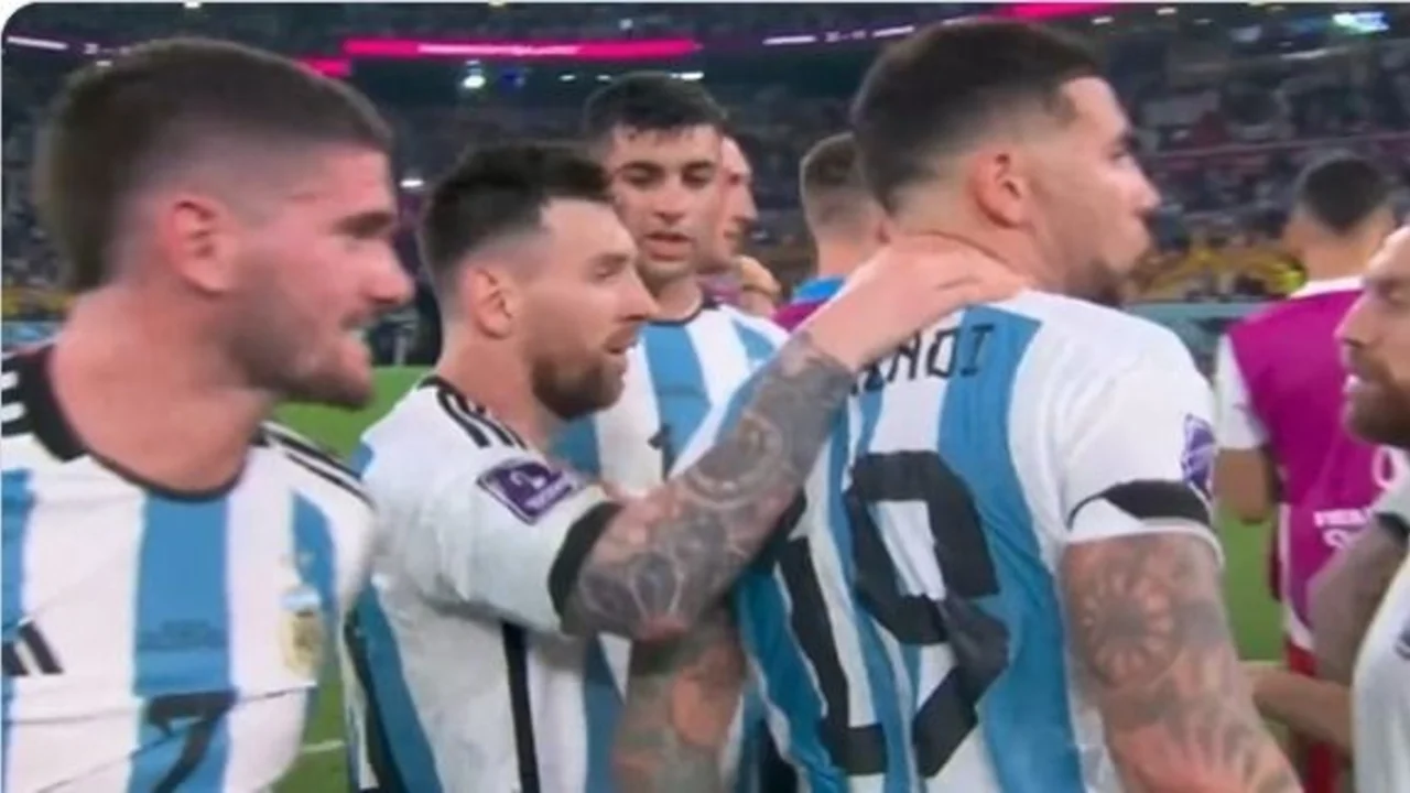 Rodrigo De Paul, Lionel Messi, Selección Argentina, Australia, fútbol, deportes, Mundial Qatar 2022