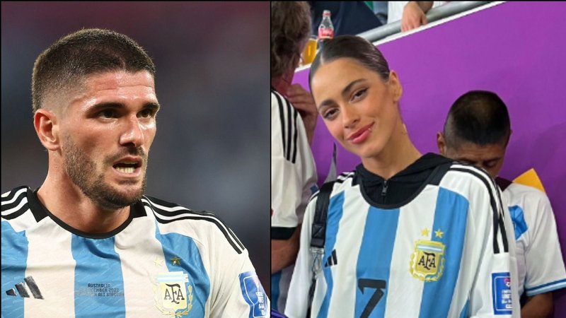 Rodrigo De Paul y Tini Stoessel.