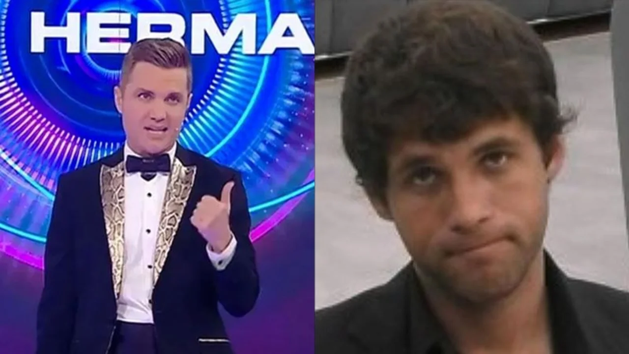 Santiago del Moro y Agustín "Frodo" Guardis, en Gran Hermano