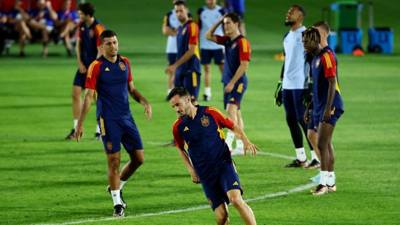 Alineaciones del partido Marruecos-España