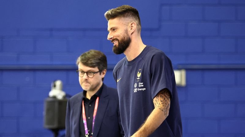 "El récord con Francia es una recompensa a mi paciencia", dice Giroud