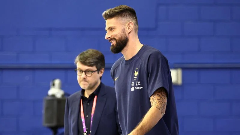 "El récord con Francia es una recompensa a mi paciencia", dice Giroud