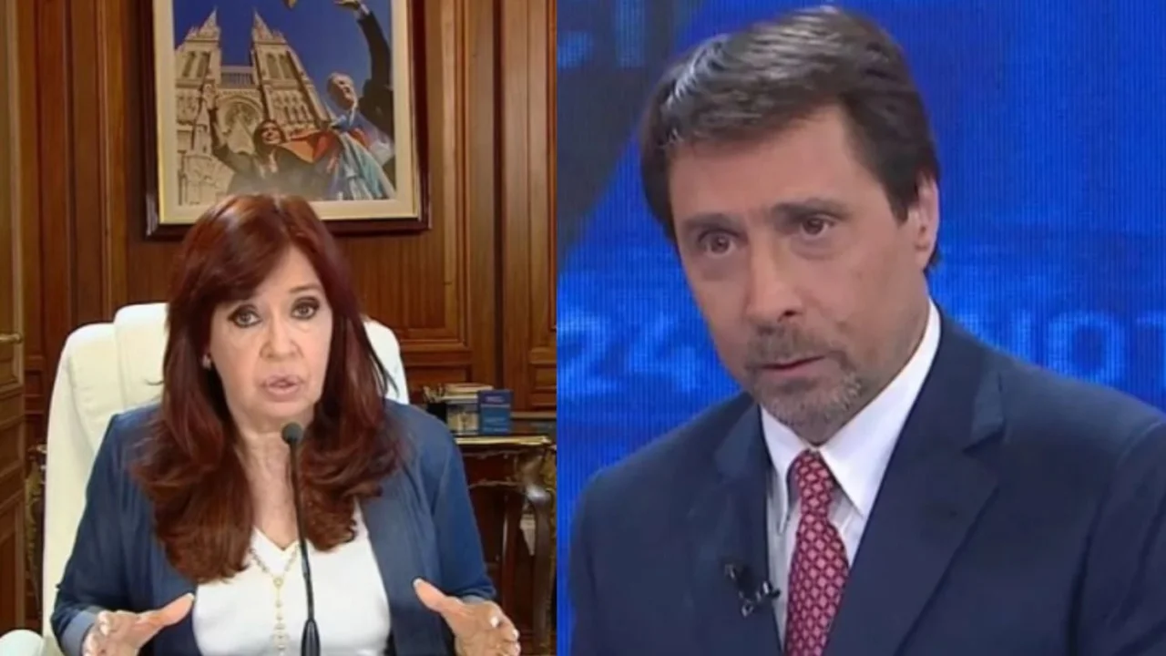 El violento tweet de Eduardo Feinmann contra Cristina.