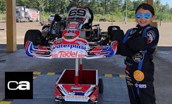 Francesca Lyardet, la piloto de karting de 8 años: "El deporte no tiene género" | Automovilismo