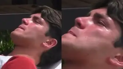 Marcos Ginocchio llorando en Gran Hermano Marcos Ginocchio llorando en Gran Hermano