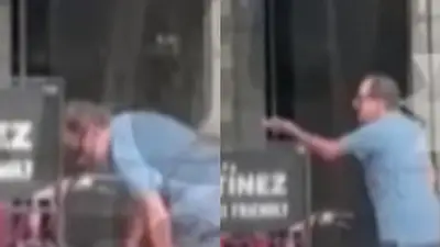 Guillermo Francella enojado porque lo mordió un perro en la calle Guillermo Francella enojado porque lo mordió un perro en la calle