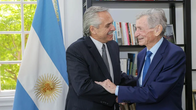 Alberto se reunió con el presidente del Congreso Judío Americano de Estados Unidos