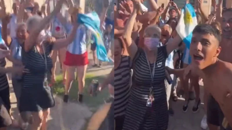 La famosa abuela de TikTok celebró el pase a la final de Argentina.