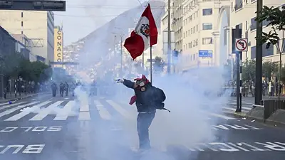 La mayoría de los peruanos apoya las protestas contra el Gobierno, según un sondeo La mayoría de los peruanos apoya las protestas contra el Gobierno, según un sondeo