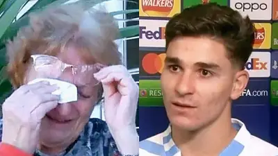 Selección Argentina abuela de Julián Álvarez Selección Argentina abuela de Julián Álvarez