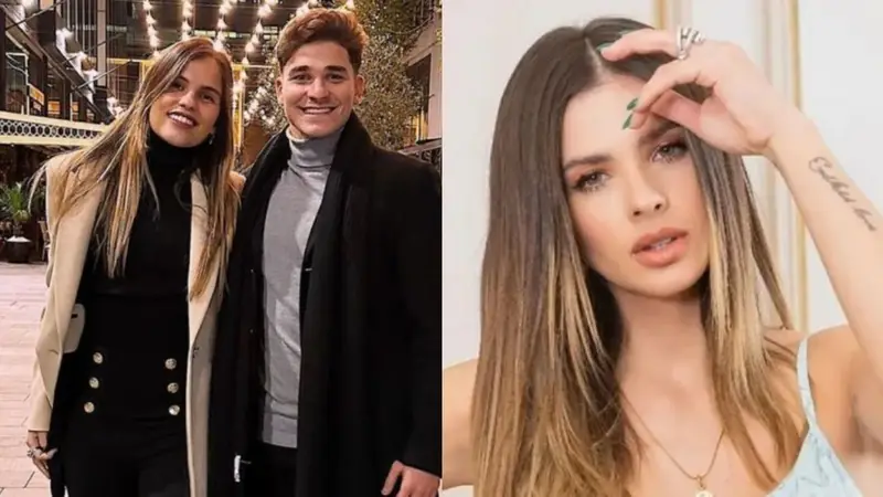 Filtran un fuerte mensaje de la novia de Julián Álvarez contra La China Suárez