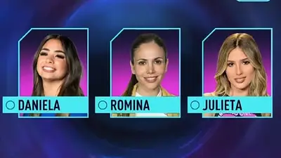 Daniela, Julieta y Romina de Gran Hermano Daniela, Julieta y Romina de Gran Hermano