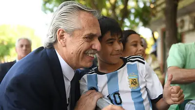Alberto Fernández: “Que la Selección sea la inspiración para construir la utopía del presente” Alberto Fernández: “Que la Selección sea la inspiración para construir la utopía del presente”