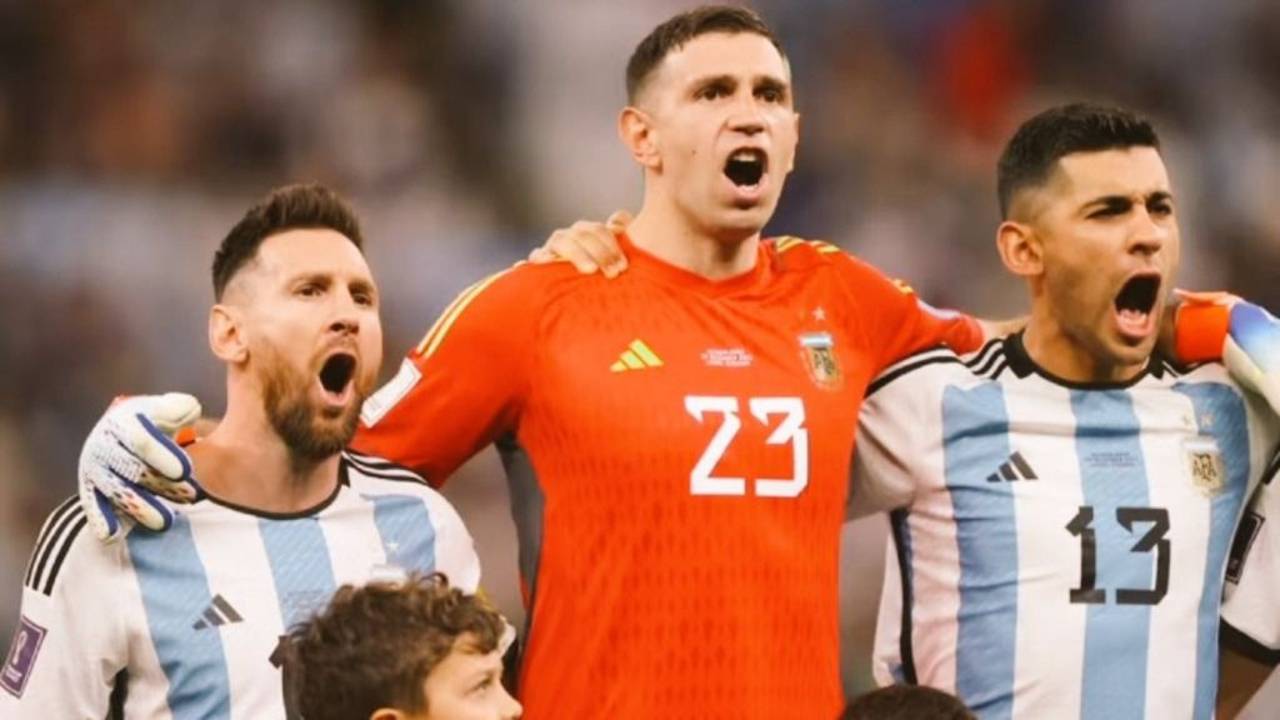 Dibu Martínez Lionel Messi