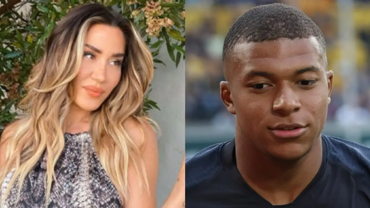 Jimena Barón y Kylian Mbappé