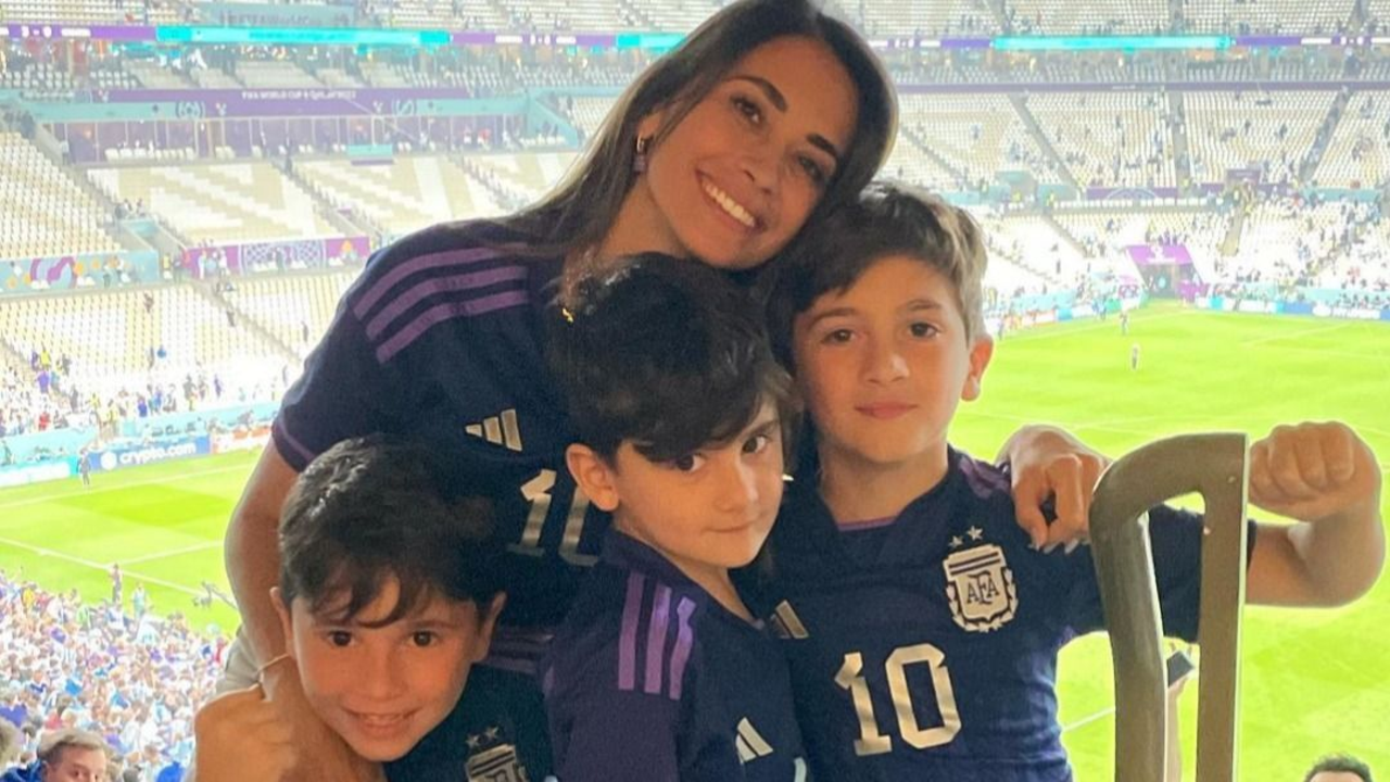 Lionel Messi Thiago Messi Antonela Roccuzzo Selección Argentina Mundial Qatar 2022