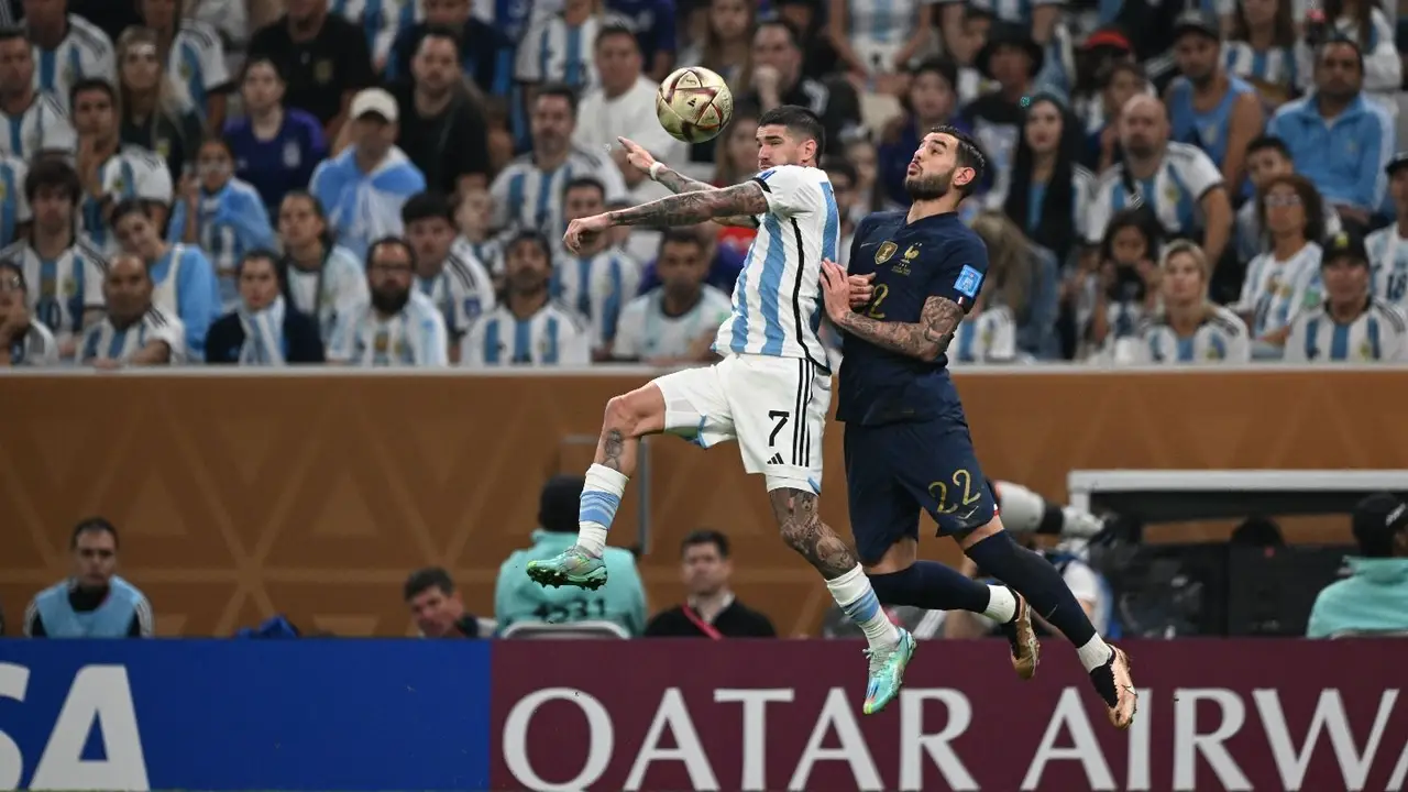 De Paul: "Amo a todos los argentinos, los dejamos en al cima del Mundo"