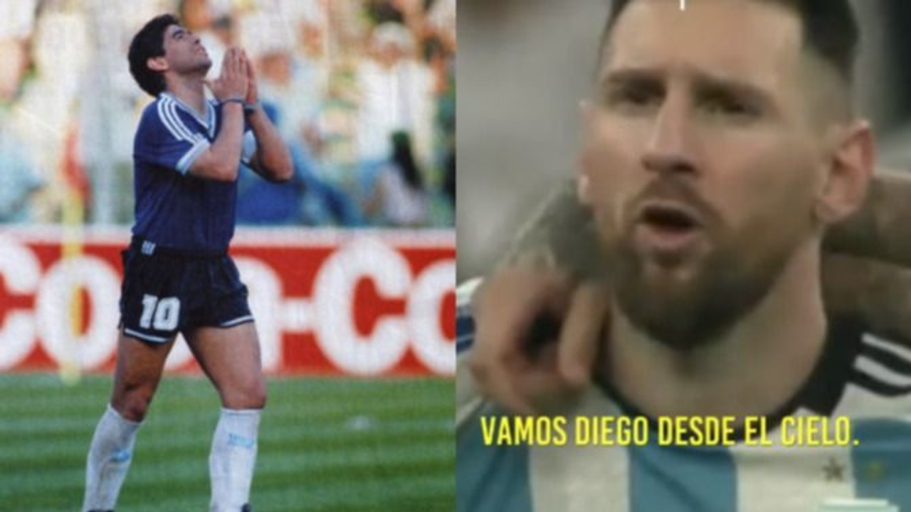 Lionel Messi, Diego Maradona, Mundial Qatar 2022, Selección Argentina, fútbol, deportes