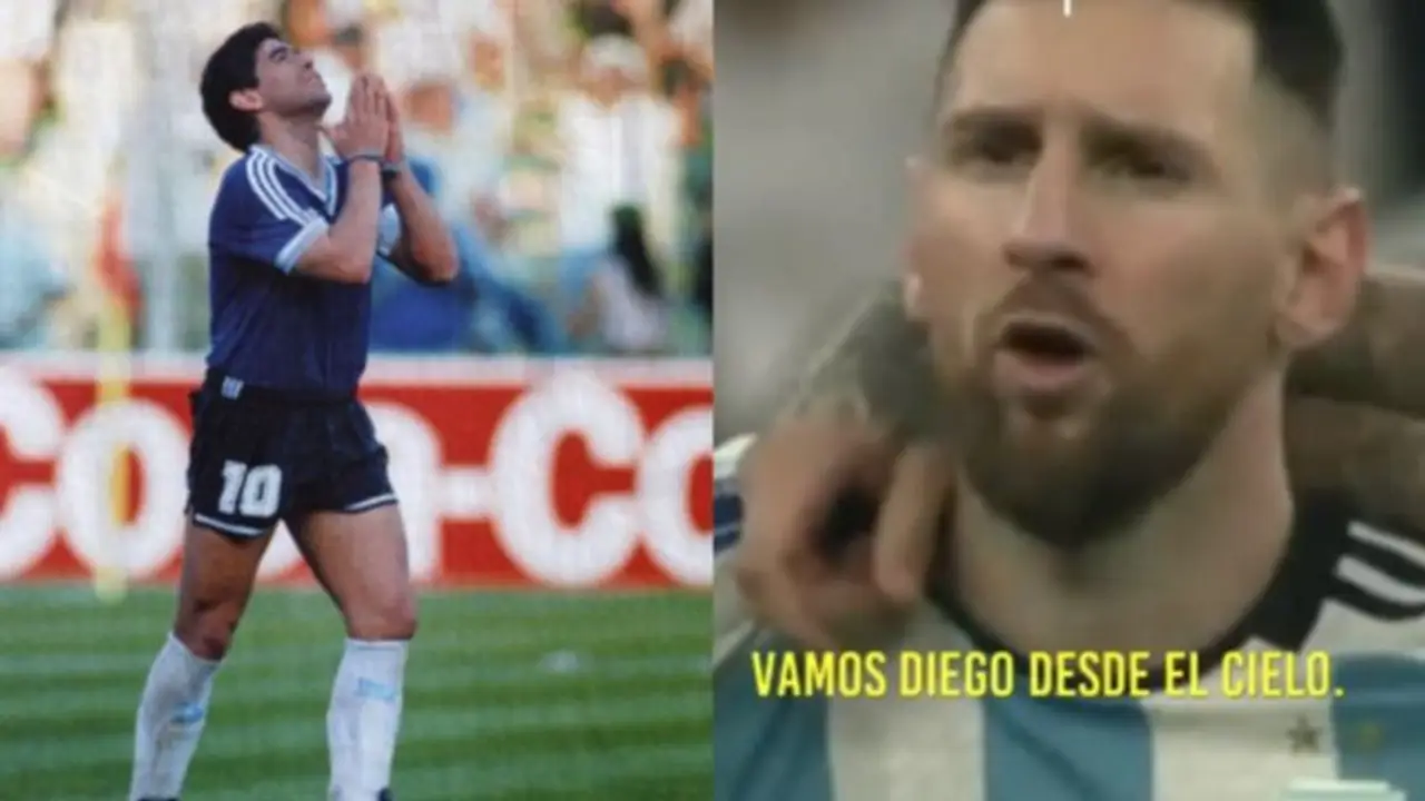 Lionel Messi, Diego Maradona, Mundial Qatar 2022, Selección Argentina, fútbol, deportes