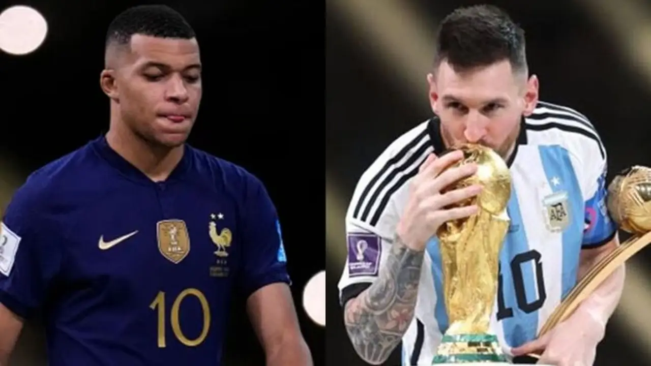 La reacción de Kylian Mbappé tras la consagración de Lionel Messi en el Mundial de Qatar 2022