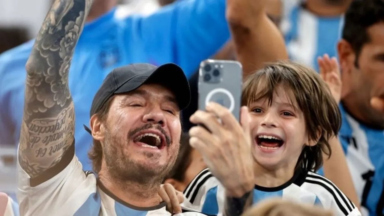 Marcelo Tinelli Qatar hijo Lorenzo