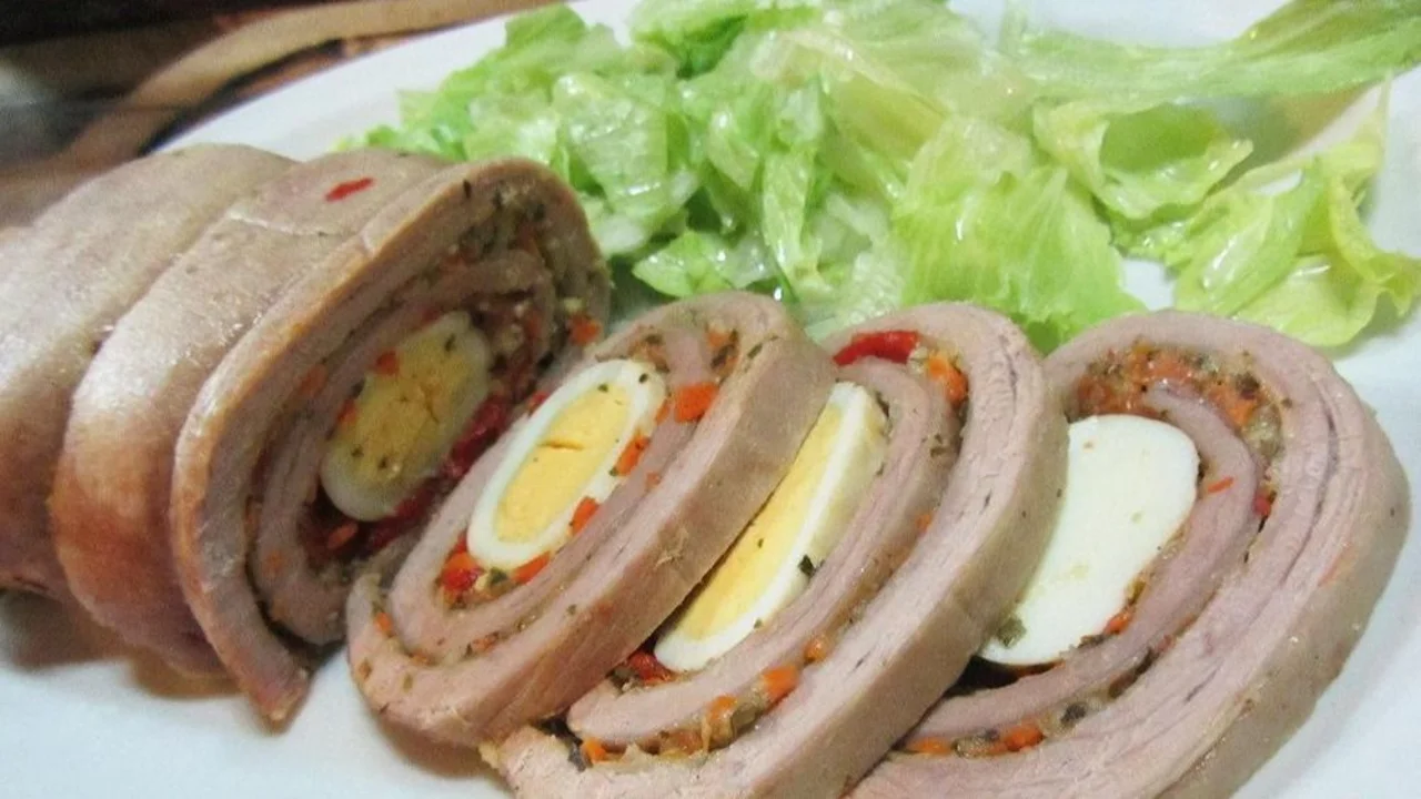 Receta para cocinar matambre arrollado en Navidad y Año Nuevo 