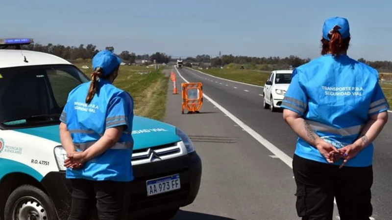 Fuerte operativo de seguridad vial contra banquineros en el fin de semana largo