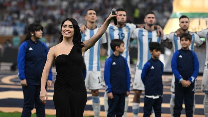 Lali Esposito en el Mundial 