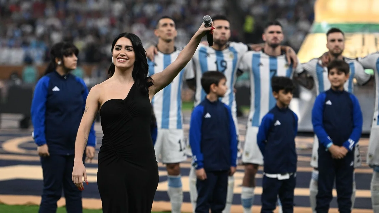 Lali Esposito en el Mundial 